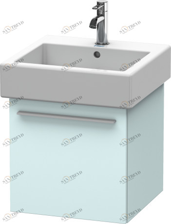 XL604300909 X-Large Тумбочка подвесная Светло-голубой матовый декор Duravit