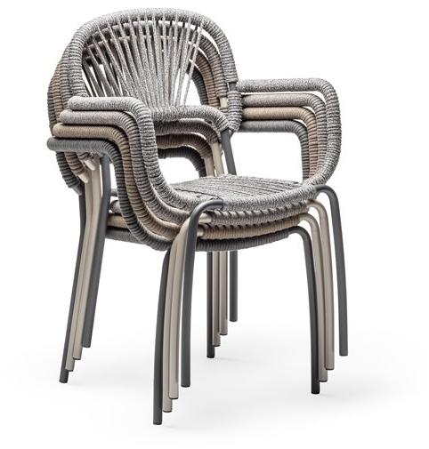 CHAIRS & MORE Стул из морской веревки с подлокотниками Moyo sun-id-1375683 - Вид №5