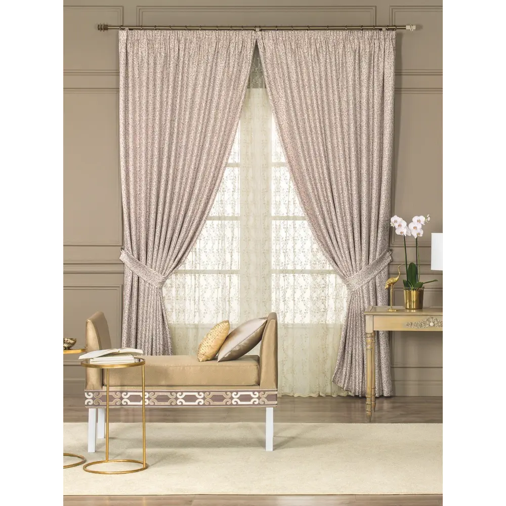 Ткань 1 п/м «Жозефина», жаккард, 280 см, цвет бежевый 81974211 STLM-2196042 DAILY BY T  - Вид №6