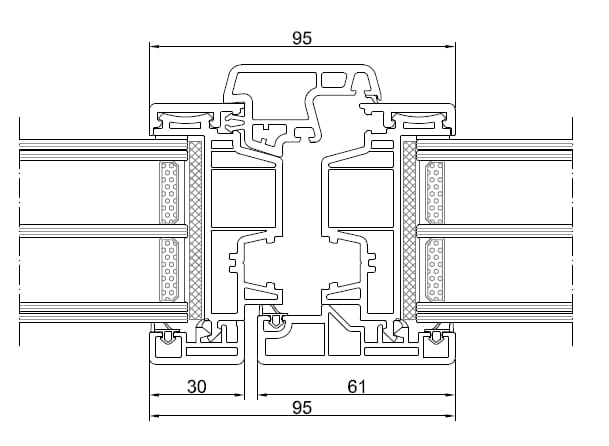 Окно с тройным остеклением из ПВХ Schulz Italia EXTREME ARCH-00072847 - Вид №5