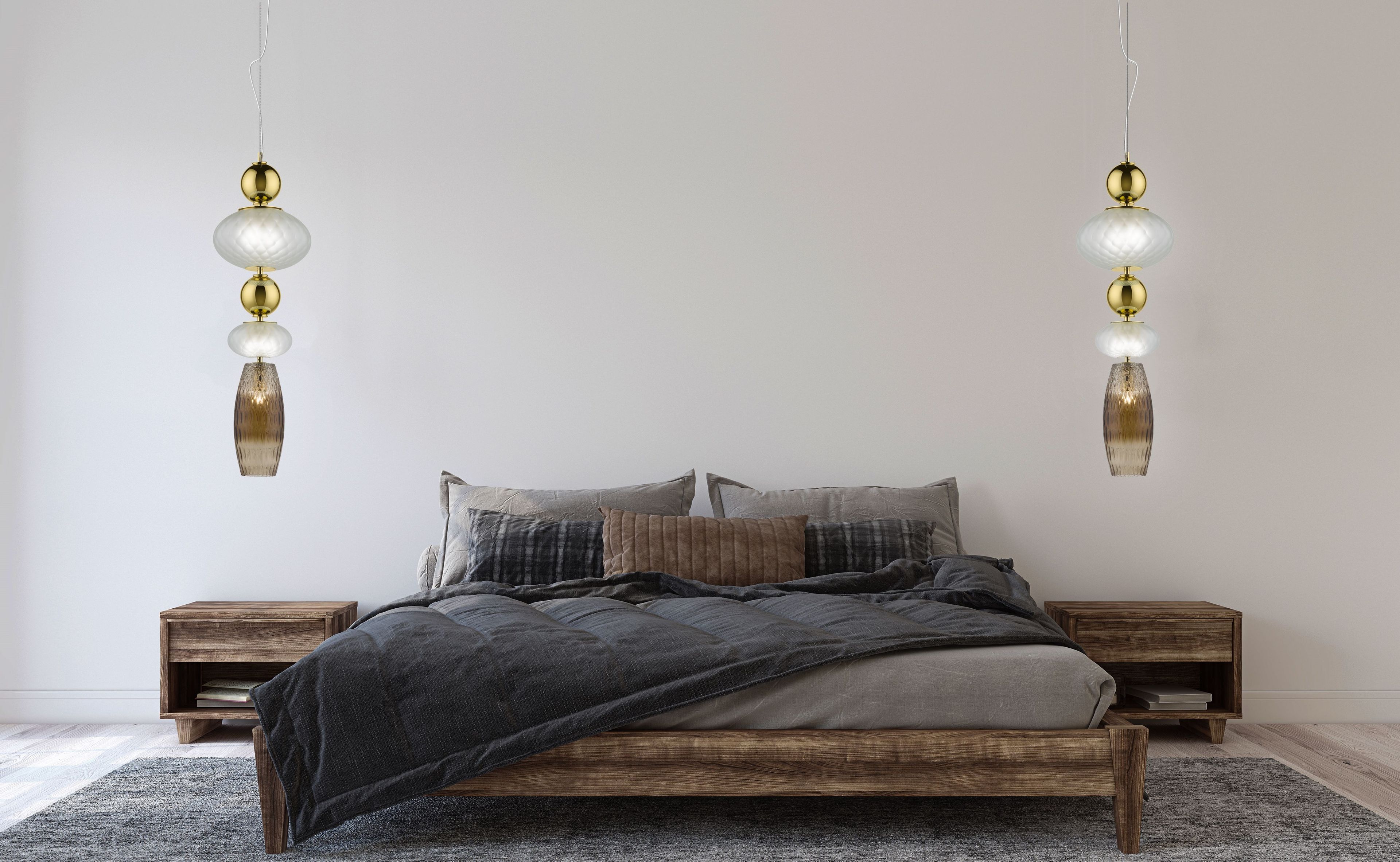 Светодиодный подвесной светильник из боросиликатного стекла Euroluce Lampadari Harmony ARCH-00035461 - Вид №2