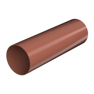 Труба водосточная 82x3000 мм цвет красный 17993926 STLM-2041845