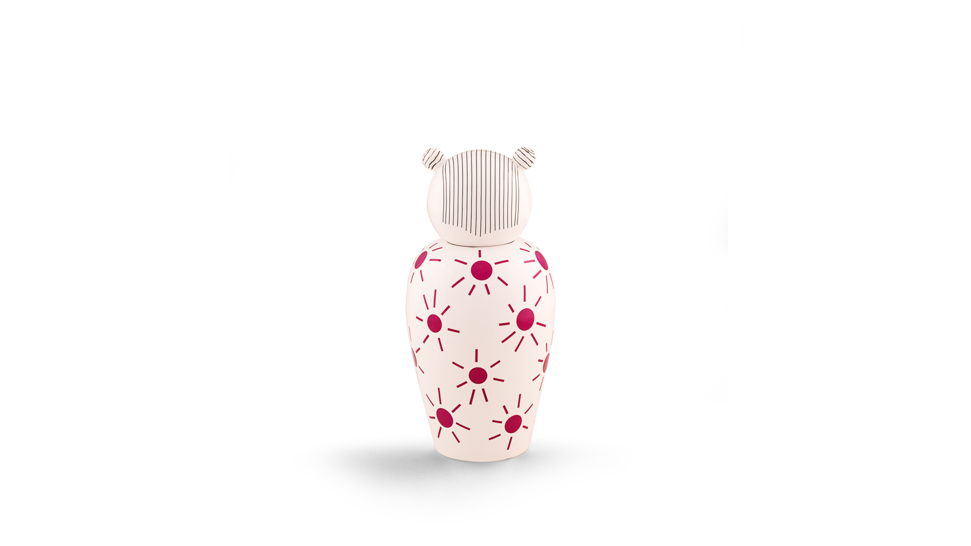 10647358 Seletti Ваза с крышкой Seletti "Кимоно.Лула" 25,5см Фарфор  - Вид №1