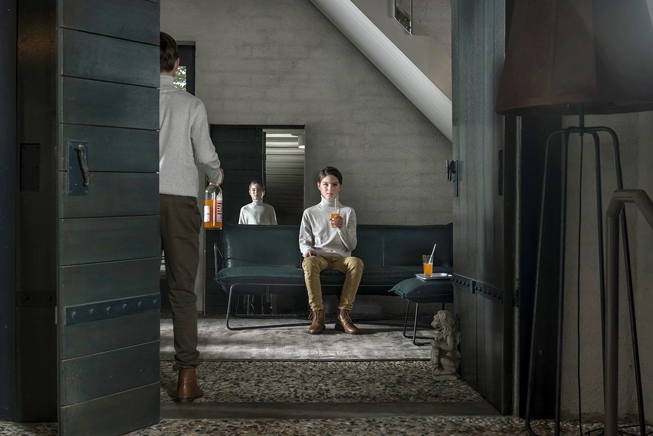 3-местный кожаный диван Jess Earl ARCH-00090137 - Вид №1