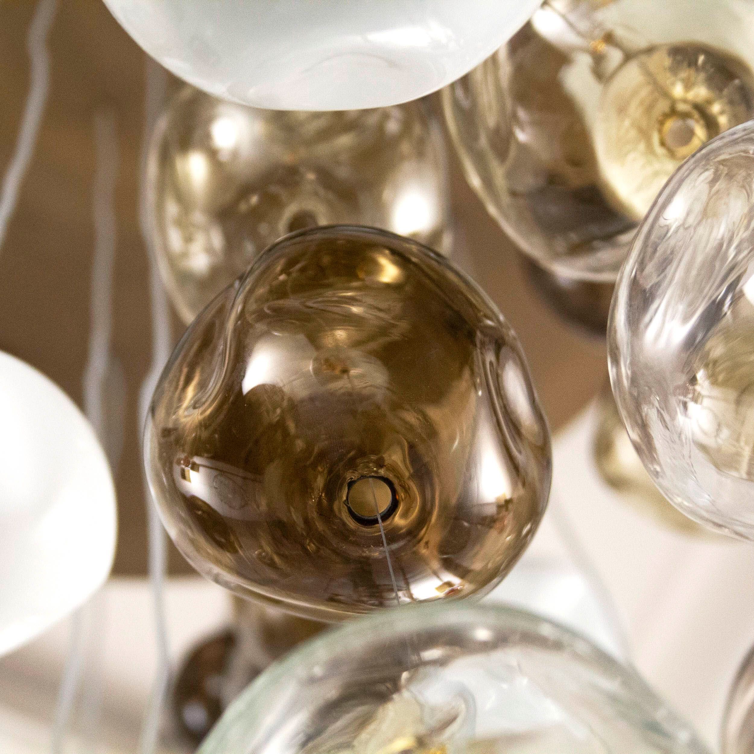 Муранский художественный стеклянный шар водопад потолочный светильник MULTIFORME DESAFINADO 16 ARCH-00089863 - Вид №6