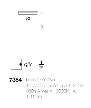 Linea Light 7384 Box светильник настенно-потолочный 101228 - Вид №2