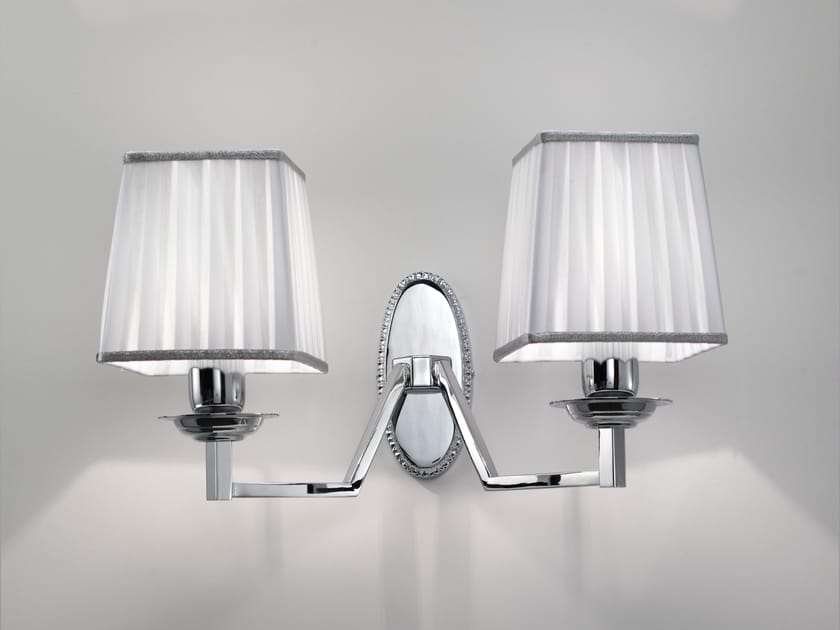 Латунный настенный светильник Cremasco Illuminazione 7456/2L ARCH-00034971