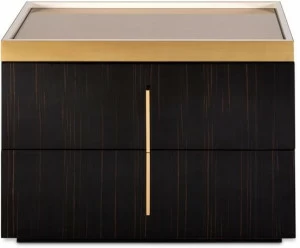 Stylish Club Прямоугольная тумбочка из фанерованной древесины с ящиками Kensington Scf.k16