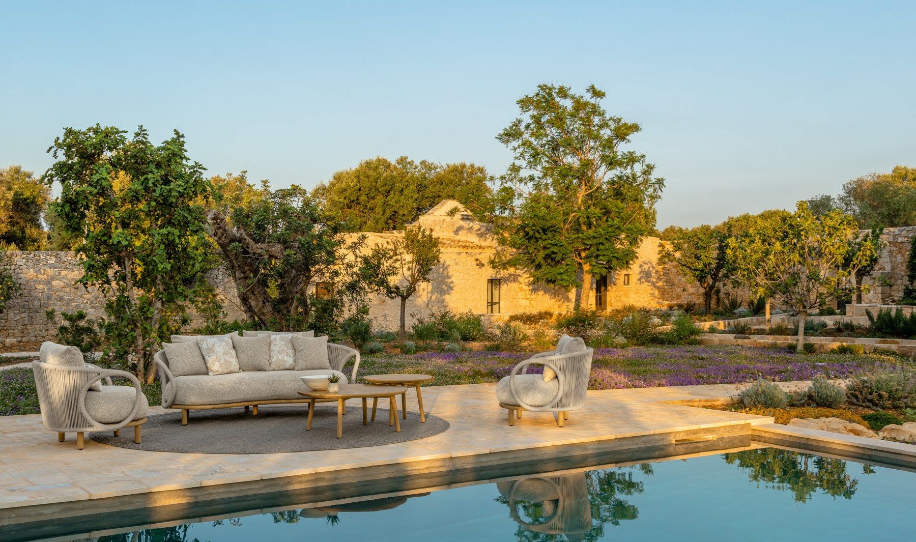 Съемное тканевое садовое кресло с подлокотниками Talenti Karen ARCH-00036452 - Вид №2