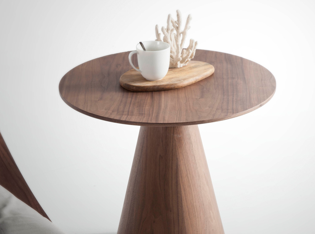 068791 Угловой столик из орехового шпона Angel Cerda ET652  - Вид №5