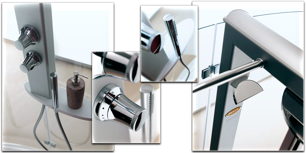 Душевое ограждение с колонной Start 140х70 9447-11730 Dx Jacuzzi 944711730DX - Вид №2