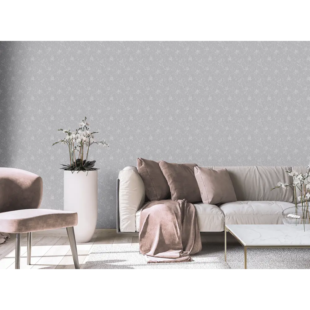 Обои флизелиновые Ateliero Sharon темно-серые 1.06 м At585779 89450836 STLM-2066691 - Вид №3