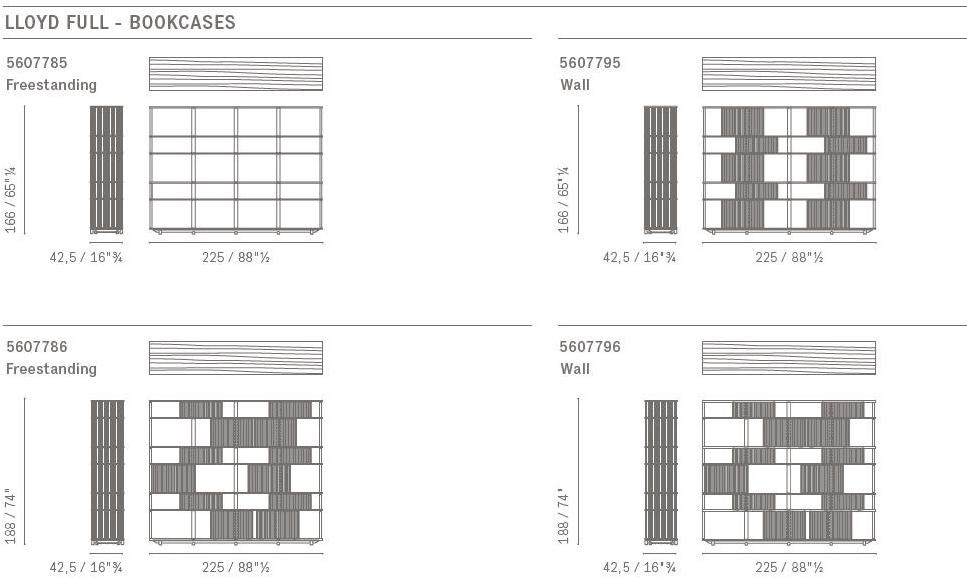 Poltrona Frau Книжный шкаф из дуба La collezione - mobili e complementi sun-id-1420446 - Вид №2