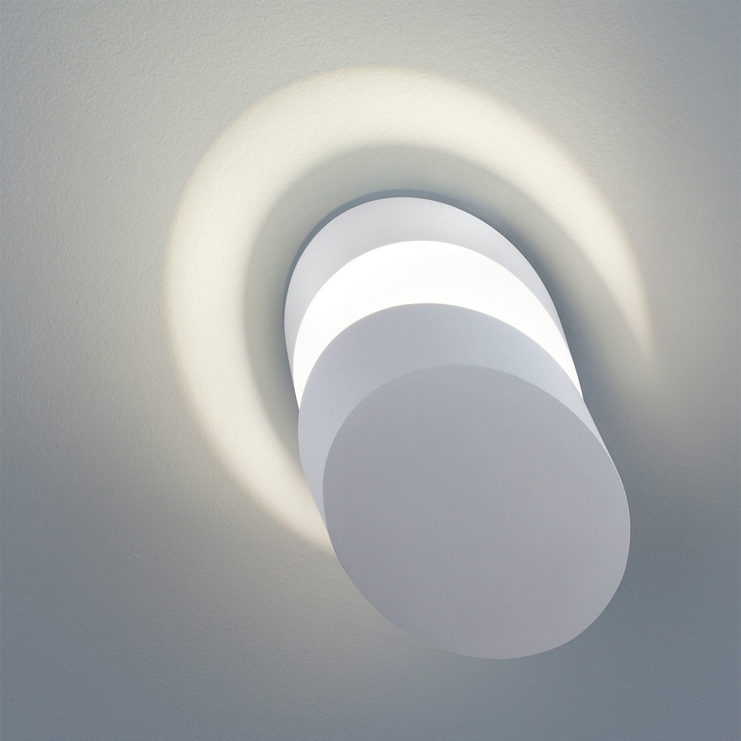 Studio Italia Design PIN-UP 155001 белый светильник настенно-потолочный LED с линзой 106864 - Вид №3