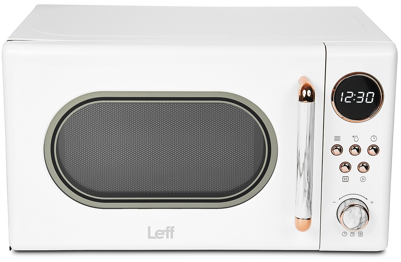 9902498 Микроволновая печь Leff 20MD727J белый STDN-0024730