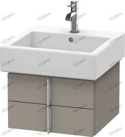 VE620304343 Vero Тумбочка подвесная Базальт матовый, декор Duravit