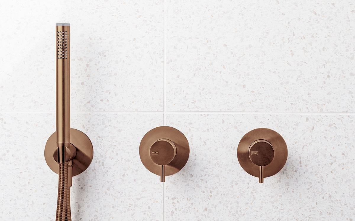 Термостатический набор для душа с 4 отверстиями и ручным душем D LINE Qtoo ARCH-00005779 - Вид №4