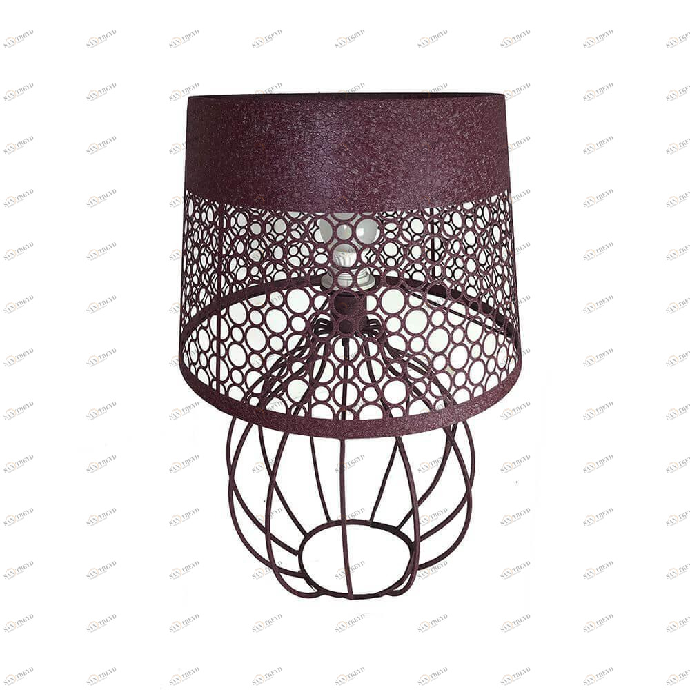 Лампа настольная бордовая Seven Fires "Карвед" 39103.04.68.01B SEVEN FIRES КАРВЕД 00-3907816 Фиолетовый 