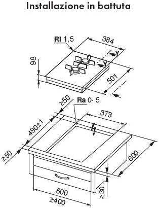 V-ZUG Встроенная газовая плита  Gas421gsaz  - Вид №1