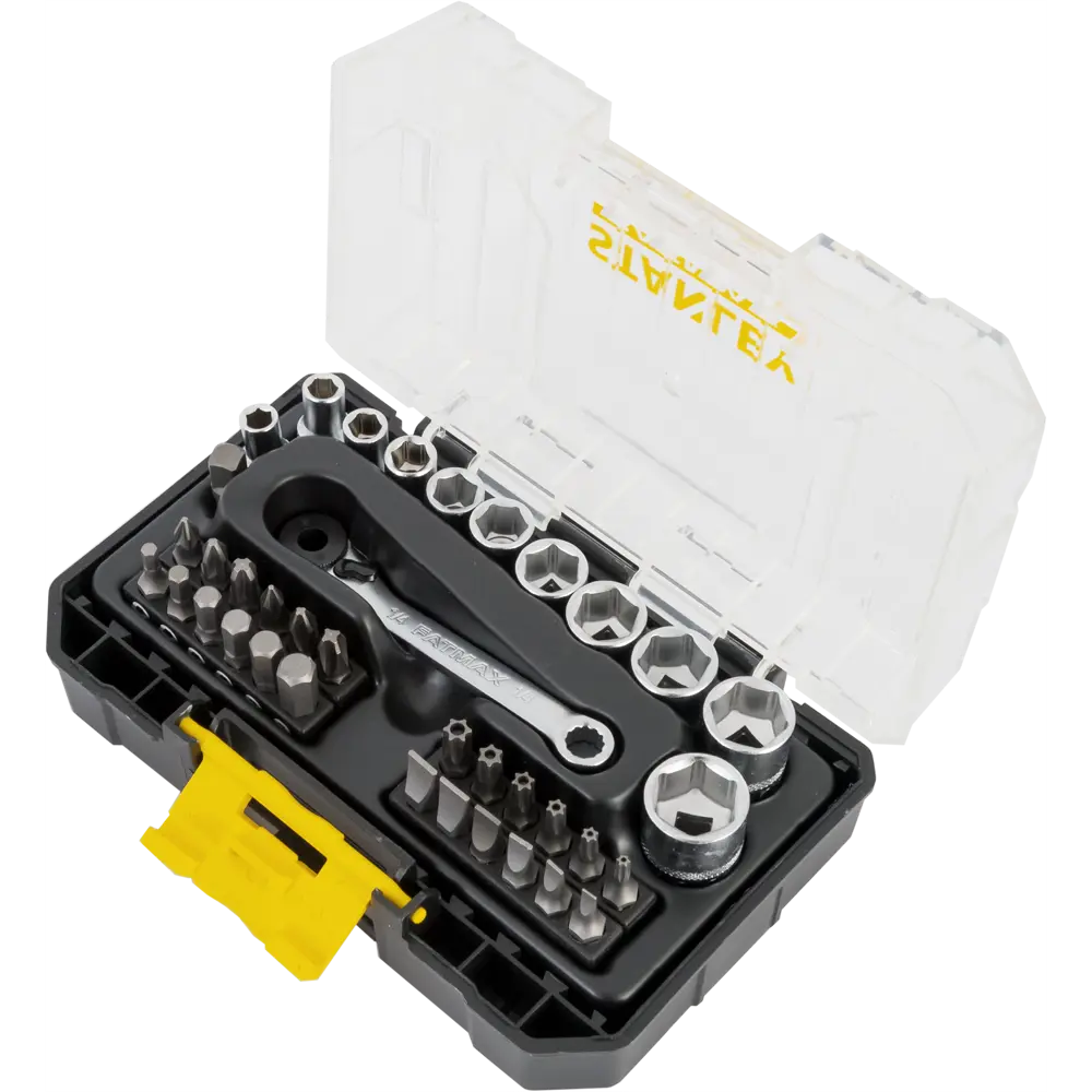 Набор торцевых головок с ключом Stanley Fatmax FMMT19101-0 1/4 дюйма, 37 шт STLM-2099218