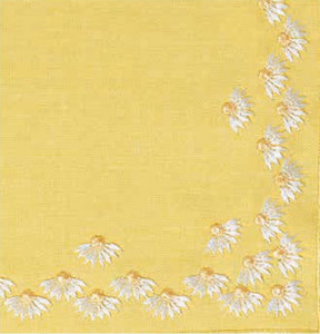 10582156 Sander Салфетка 36х36см "Дилайт" желтая Полиэстер