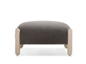 Квадратный пуф из ясеня