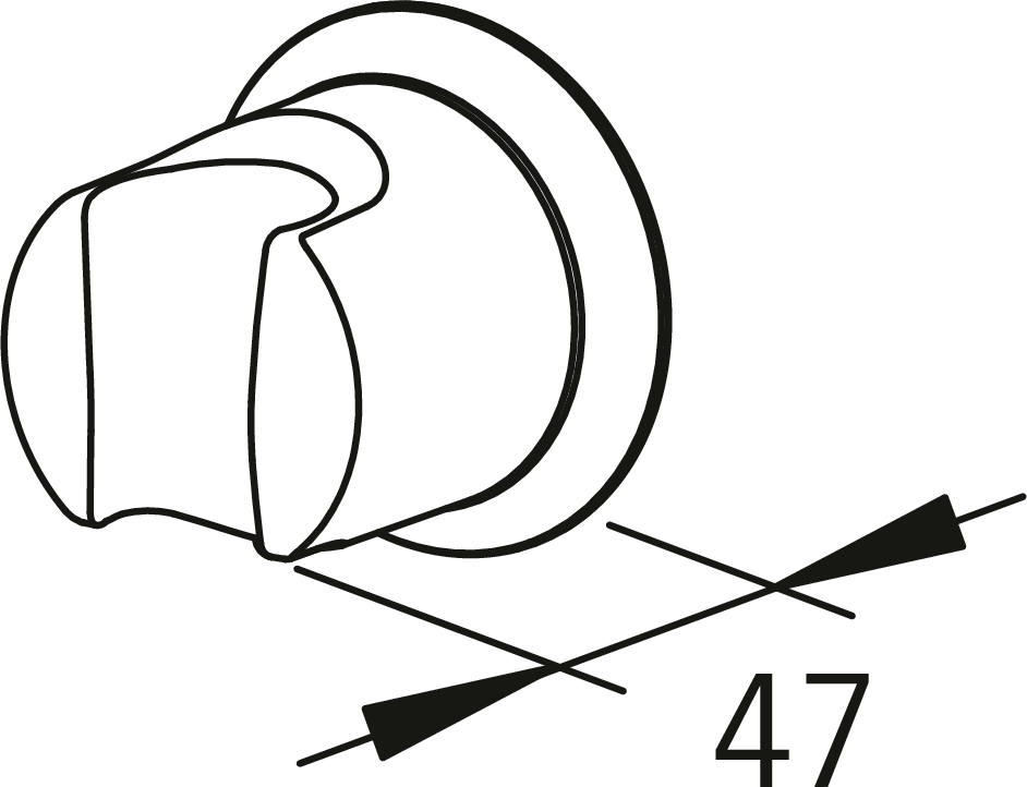 Oras 272500 Держатель ручного душа 272500 Optima Хром  - Вид №3