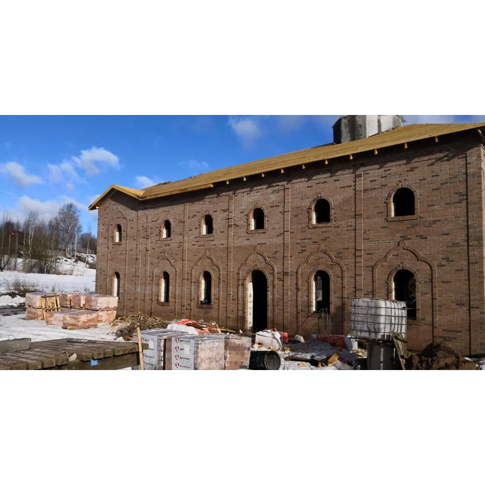 Кирпич BRAER лицевой керамический пустотелый Мускат терра 250x120x65 мм STLM-2127768 - Вид №8