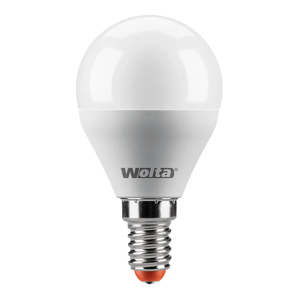 Лампа светодиодная Wolta шар E14 8 Вт 800 Лм свет дневной STLM-2019129