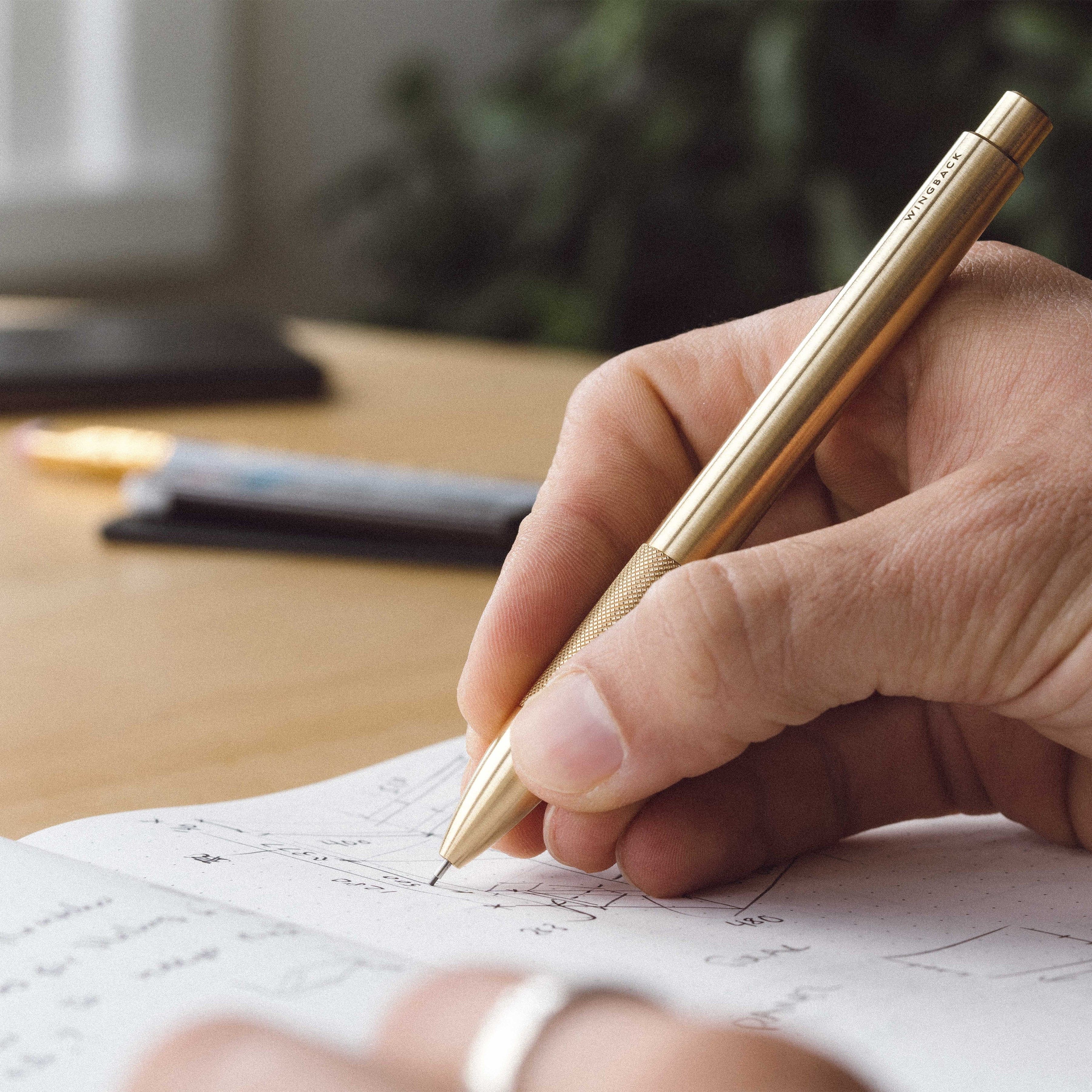 W207BRA-5 Механический карандаш - латунь - 0,5 мм Wingback  - Вид №10