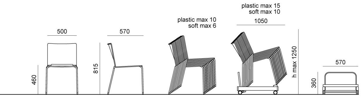 Diemmebi Стул с мягкой подкладкой Lafilò sun-id-1457564 - Вид №3