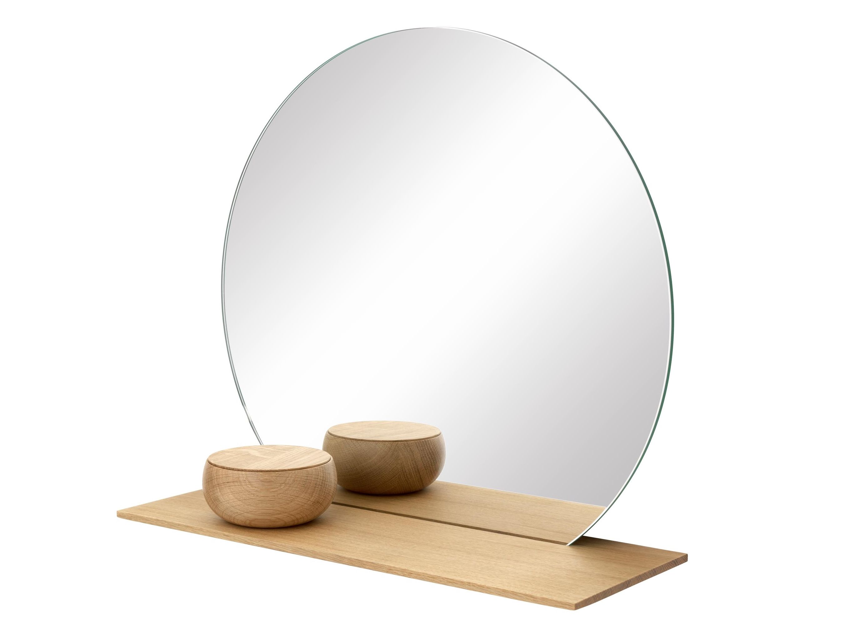 Круглое зеркало с настенной полкой Schonbuch ARCH-00045636