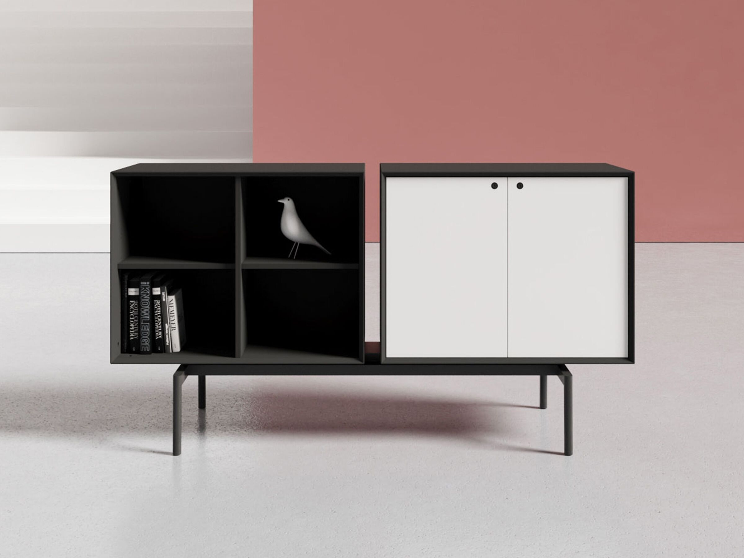 Деревянный офисный шкаф с распашными дверями WORKSPACE HUTCH ARCH-00032263 - Вид №7