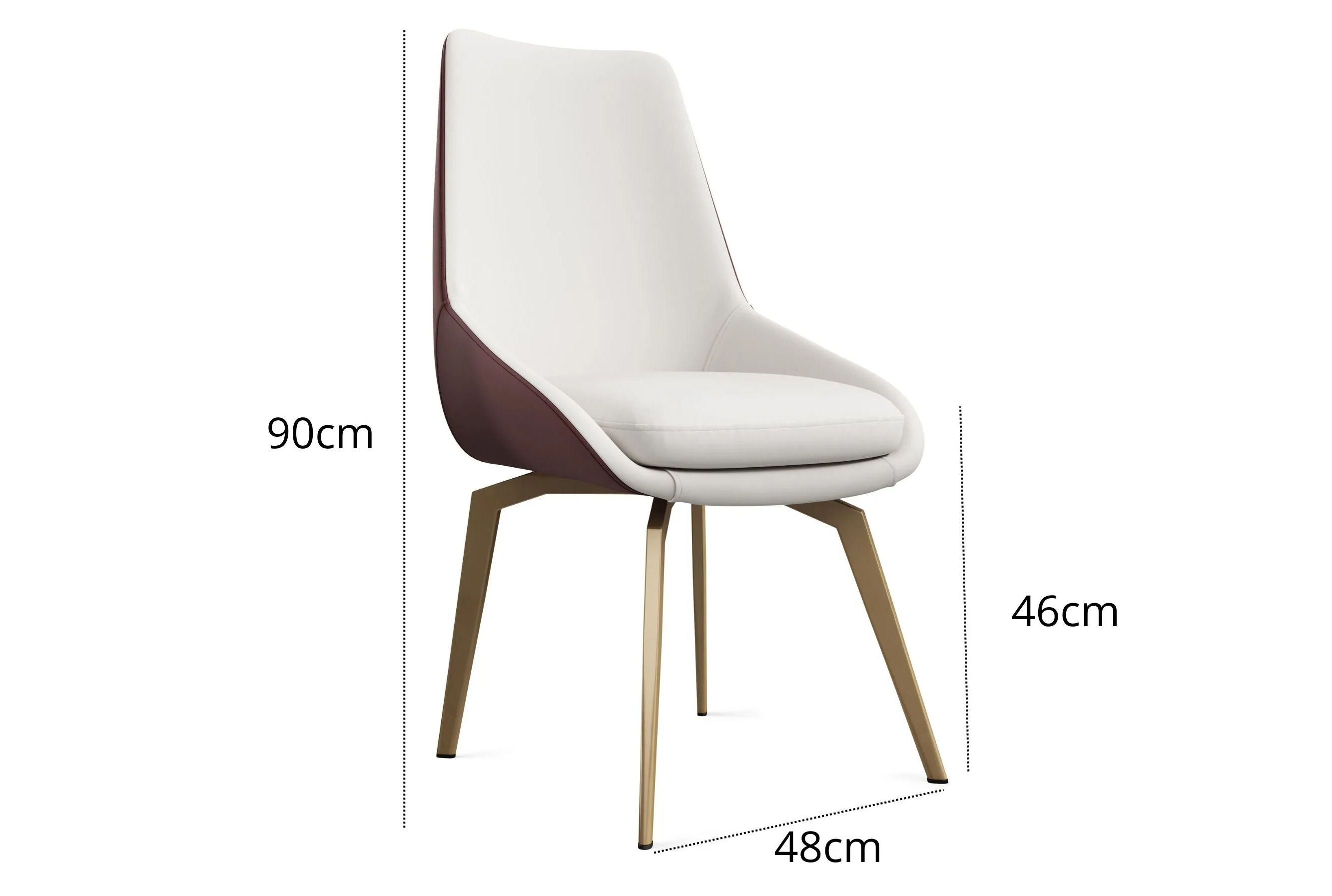 Стул из искусственной кожи GIULIA GRILLO SCANDINAVA ARCH-00061749 - Вид №5