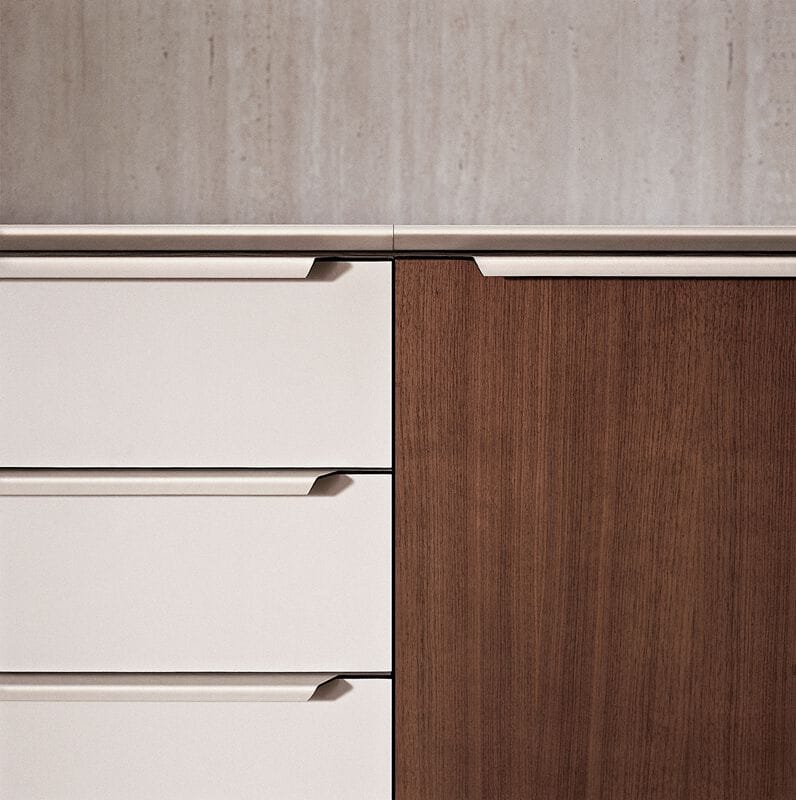 Деревянный прямоугольный рабочий стол с кожаной столешницей i 4 Mariani ARCH-00054872 - Вид №12