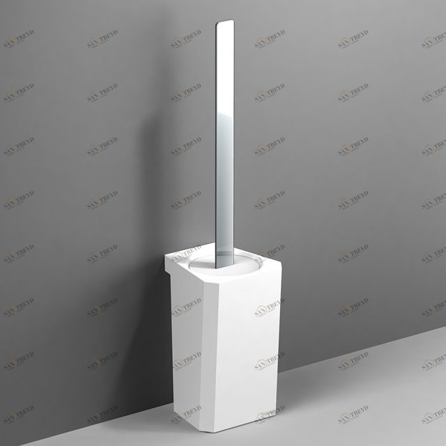 Sonia Ершик для унитаза напольный S0 белый/хром 157594