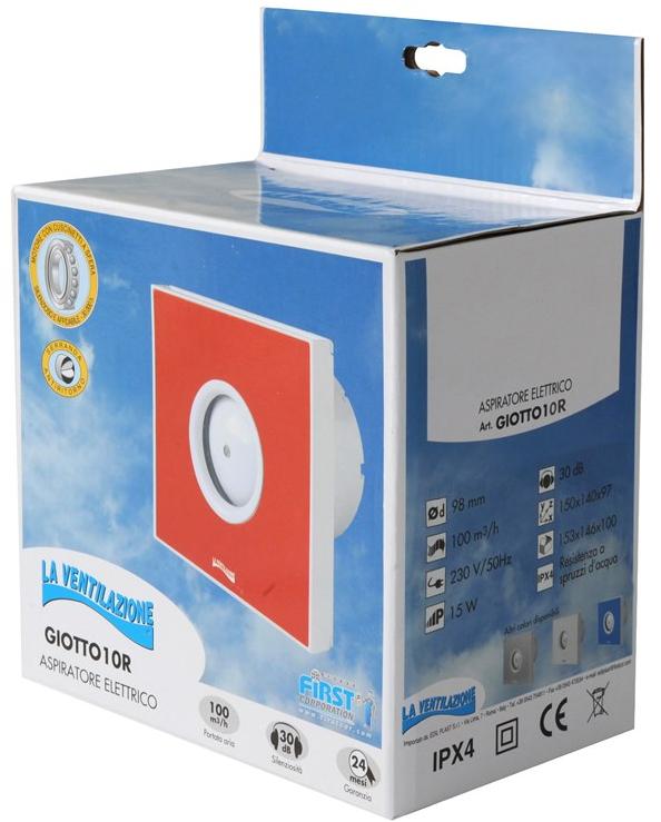 First Corporation Настенный осевой вентилятор La ventilazione Giotto10r - Вид №1