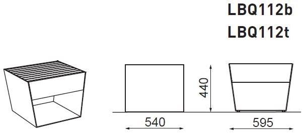 mmcité1 Садовый стул со встроенным освещением Blocq Lbq112  - Вид №15