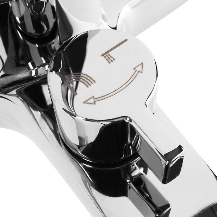 ATLSBC0M02 Смеситель для ванны с керамическим дивертором Milardo Atlantic - Вид №5