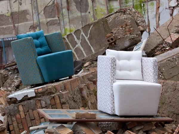 Domingo Salotti Кресло с обивкой из ткани с подлокотниками Artibella sun-id-1470220 - Вид №5