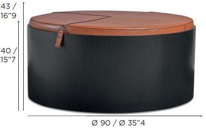 Wildspirit Пуф / журнальный столик из дерева со встроенным ящиком sun-id-1458688 - Вид №33