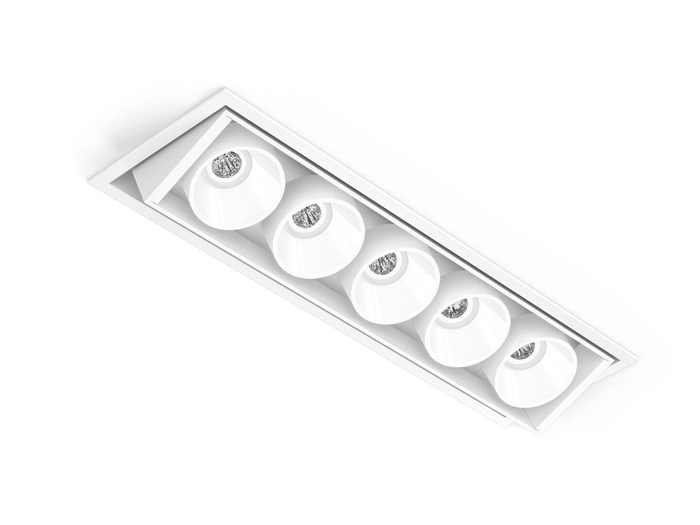 Алюминиевый встраиваемый поворотный многолучевой прожектор Arkoslight Black Foster ARCH-00028548 - Вид №7