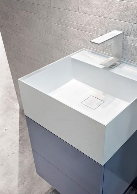 LASA IDEA Тумба под умывальник одинарная настенная, лакированная Syn sun-id-1508679 - Вид №2