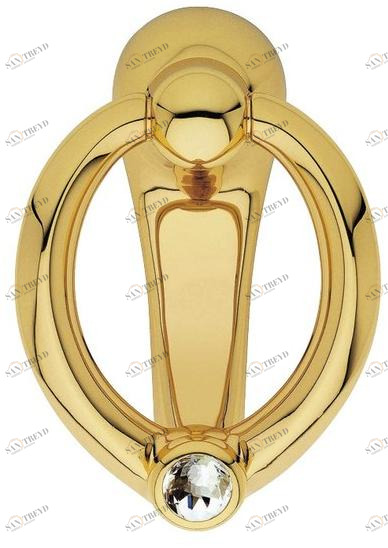 LINEA CALI' Дверной молоток из хромированной латуни Elika crystal sun-id-1500127