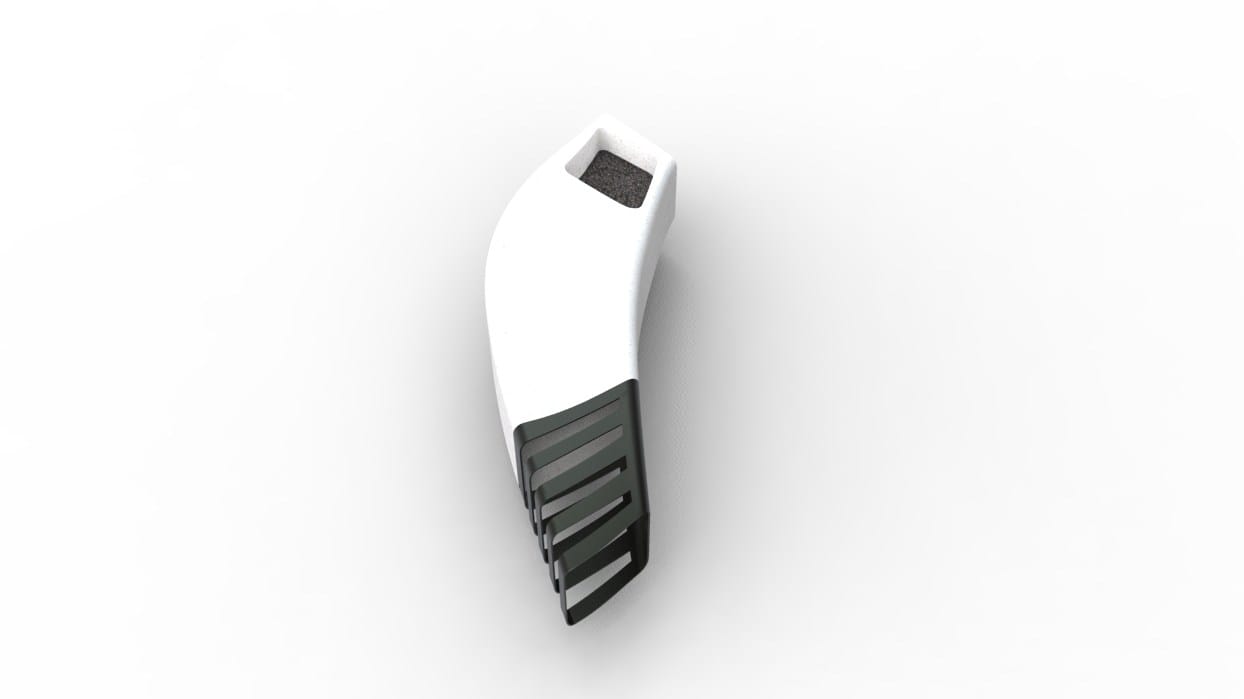 Реконструированная каменная изогнутая скамья без спинки Viscio Urban Design TWITTER ARCH-00037850 - Вид №1