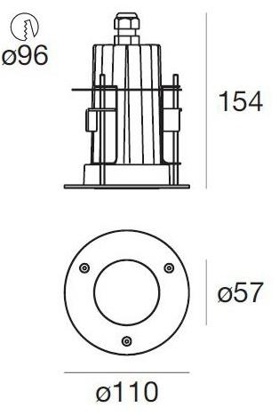 Linea Light Group Встраиваемый алюминиевый светодиодный уличный светильник sun-id-1466477 - Вид №4