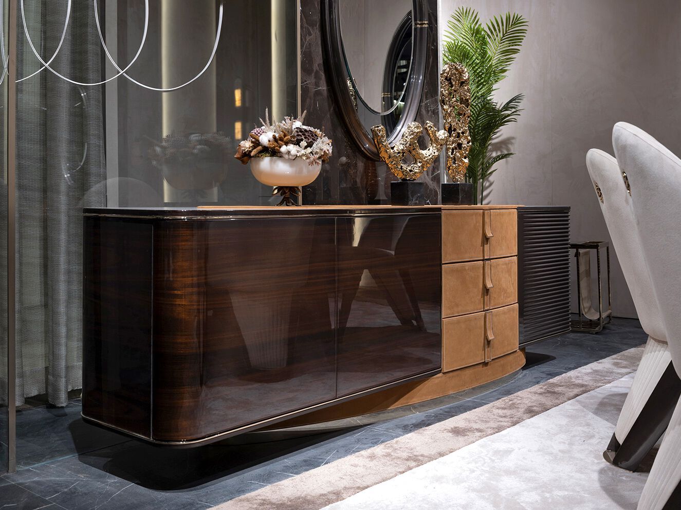 Шкаф с распашными дверями Zebrano Niks ARCH-00049582 - Вид №3