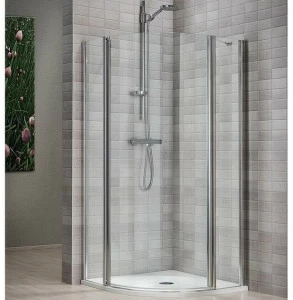 Duka Хрустальная душевая кабина с поддоном Vertica - con soli profili verticali V6rsl