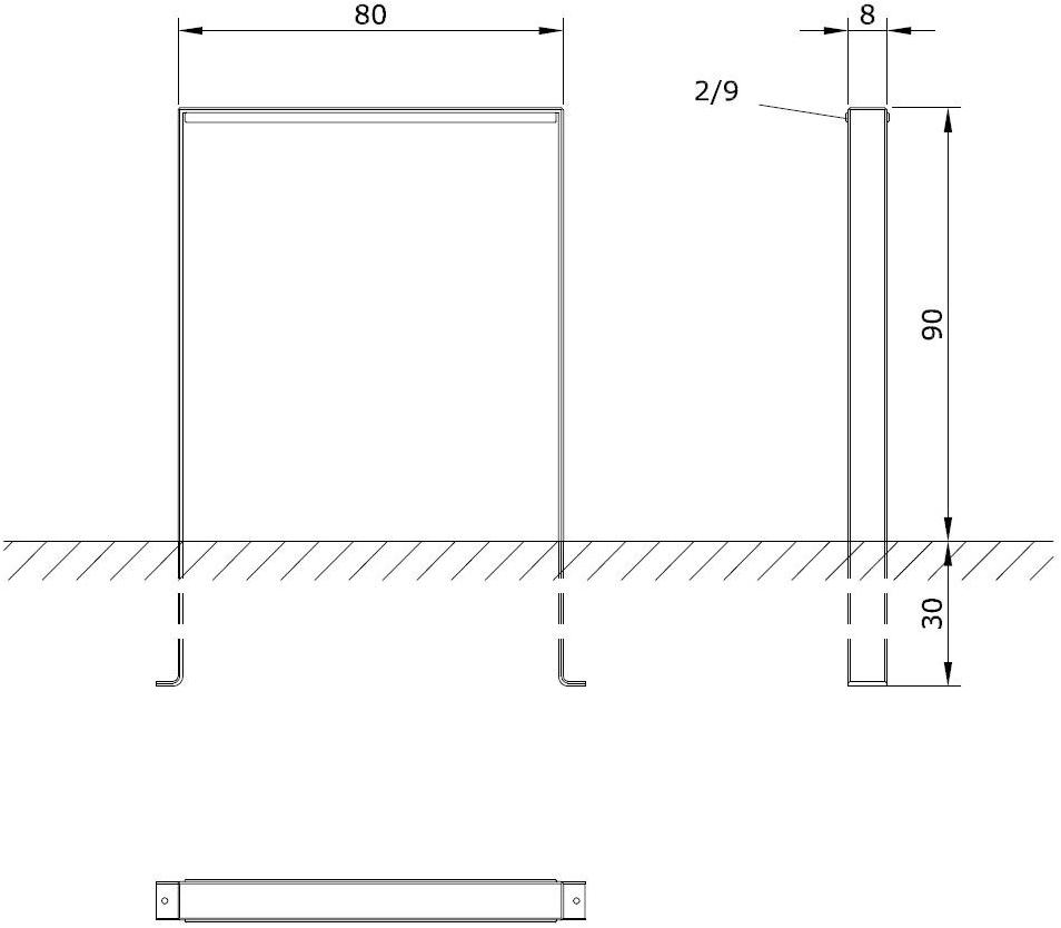 Euroform W Металлический барьер / стойка для велосипедов Aron 950  - Вид №3