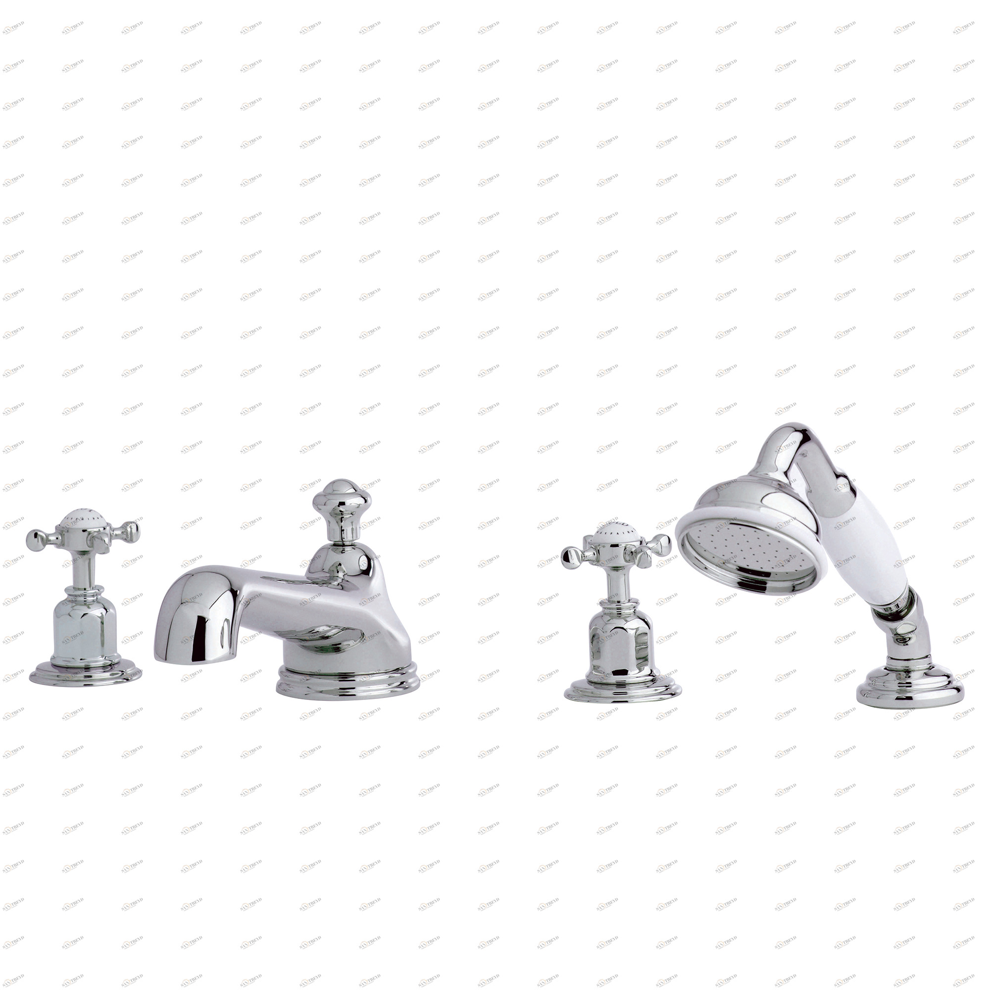 Traditional bathrooms CROSSHEAD 3/4 "смеситель для ванны и душа Pr3738nk 